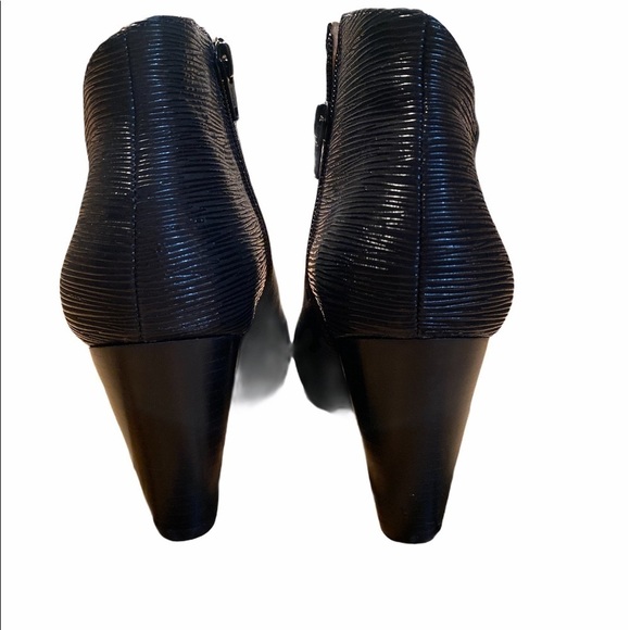 Klub Nico Black Leather Bernarda Booties size  9M - Picture 7 of 9